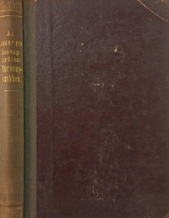 Az 1869-ik �vi t�rv�nyek gy�jtem�nye