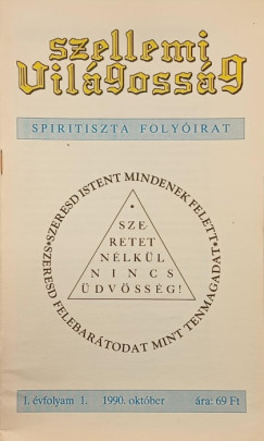 Szellemi Világosság I. évfolyam 1.