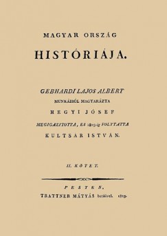 Magyar ország históriája II.
