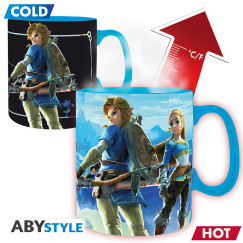 The Legend of Zelda Breath the Wild hőre változó bögre
