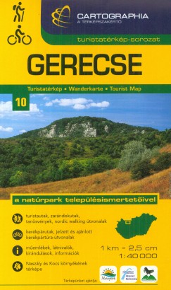 GERECSE TURISTATRKP 1: 40 000 "SC"
