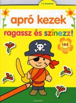 Apr kezek: ragassz s sznezz! (srga)