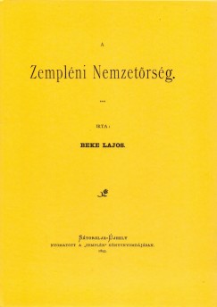 Beke Lajos - Zempléni nemzetőrség