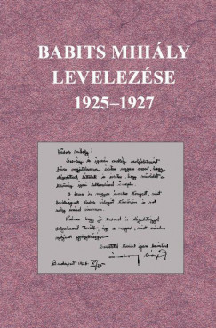 Babits Mihly levelezse 1925-1927