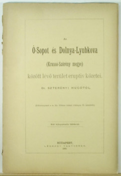 Szternyi Hug - Az -Sopot s Dolnya-Lyubkova (Krass-Szrny megye) kztt lv terlet eruptiv kzetei