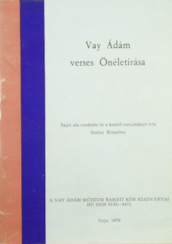 Vay Ádám verses önéletírása