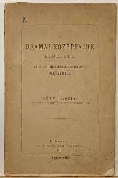 Nvy Lszl - A drmai kzpfajok elmlete