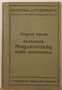 Angyal Dávid - Szakaszok Magyarország újabb történetéből