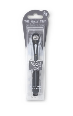 Igazán apró könyvlámpa – szürke olvasólámpa