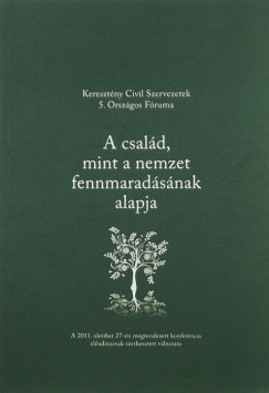 A csald, mint a nemzet fennmaradsnak alapja
