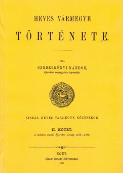 Szederknyi Nndor - Heves vrmegye trtnete II.