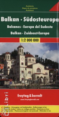 Balkn, Dlkelet-Eurpa 1:2 000 000