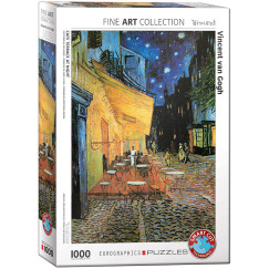 Vincent Van Gogh - Kávézó terasza éjszaka, 1000 db-os puzzle (EUROGRAPHICS, 6000-2143)