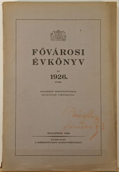 Fvrosi vknyv 1926.