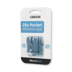 Szafari zöld 20x nagyítású mikroszkóp led fénnyel (Carson)