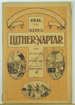 Képes Luther-naptár az 1931. közönséges évre