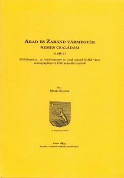 Mrki Sndor - Arad s Zarnd vrmegyk nemes csaldjai II.