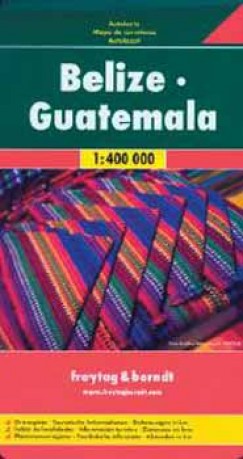 Belize, Quatemala 1:400 000