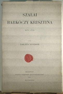 Takts Sndor - Szalai Barkczy Krisztina 1971-1724