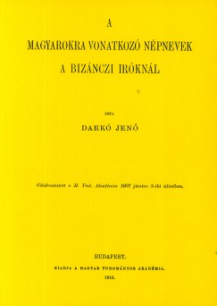 Dark Jen - A magyarokra vonatkoz npnevek a biznczi irknl