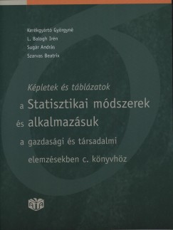 Kerékgyártó Györgyné - L. Balogh Irén - Sugár András - Szarvas Beatrix - Képletek és táblázatok a Statisztikai módszerek és alkalmazásuk a gazdasági elemzésben című könyvhöz