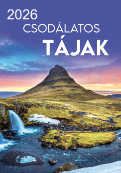 Csodlatos tjak falinaptr - 33x23 cm - 2026