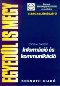 Csrin Sndor - Informci s kommunikci