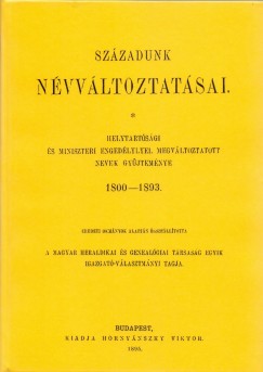 Századunk névváltoztatásai