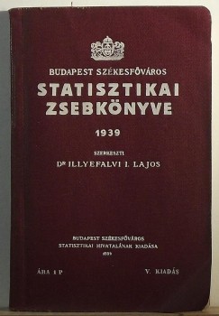 Budapest Sz�kesf�v�ros Statisztikai zsebk�nyve 1939