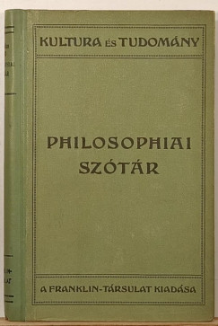 Enyvvári Jenő (Szerk.) - Pilosophiai szótár