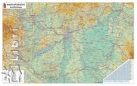 Magyarorszg auttrkpe 100x70 cm