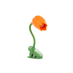 BALVI 28088 Tulipán könyvlámpa, narancssárga