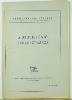 A Szovjetunió tervgazdasága