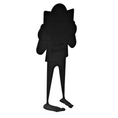 K�nyvbe Szorulva! -  k�nyvjelz�, fekete m�anyag