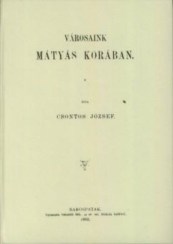 Csontos Jzsef - Vrosaink Mtys korban