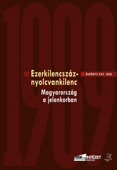 Rainer M. Jnos  (Szerk.) - Ezerkilencszznyolcvankilenc - vknyv XXV. 2020