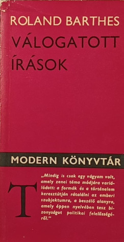 Roland Barthes - Válogatott írások