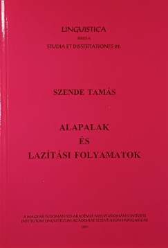 Szende Tamás - Alapalak és lazítási folyamatok