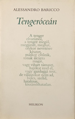 Alessandro Baricco - Tenger�ce�n