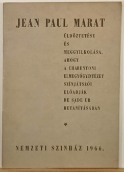 Jean Paul Marat ldztetse s meggyilkolsa