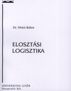 Dr. Hirk Blint - Elosztsi logisztika