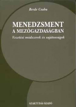 Berde Csaba - Menedzsment a mezgazdasgban