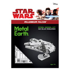 Star Wars - Millennium Falcon lézervágott acél makett