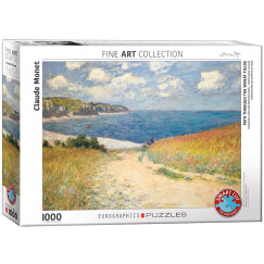 Claude Monet - �sv�ny a b�zaf�ldeken kereszt�l, 1000 db-os puzzle (EUROGRAPHICS, 6000-1499)