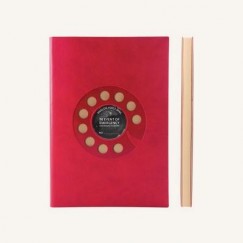 Retro jegyzetknyv - telefon