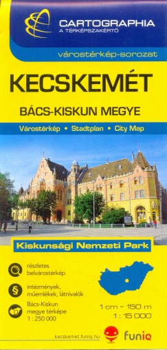 KECSKEMÉT VÁROSTÉRKÉP 1:15 000 "SC"