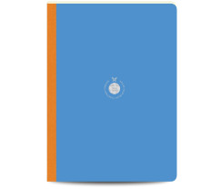 Flexbook Smartbook vonalas jegyzetfüzet – kék, 21 × 29 cm, vászongerincű kivitelben