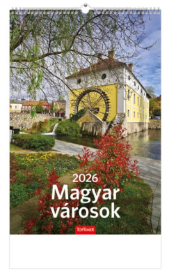 Magyar városok falinaptár 22x33 cm - 2026