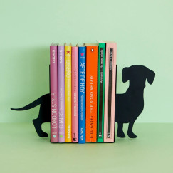 Tacsk alak dupla knyvtmasz, fekete fm