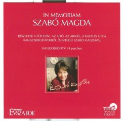 In memoriam Szab Magda - Hangosknyv